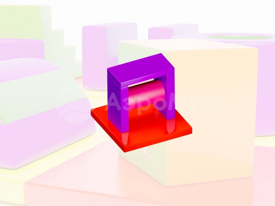 Мягкий игровой модуль Перекладина - элемент мягкой полосы