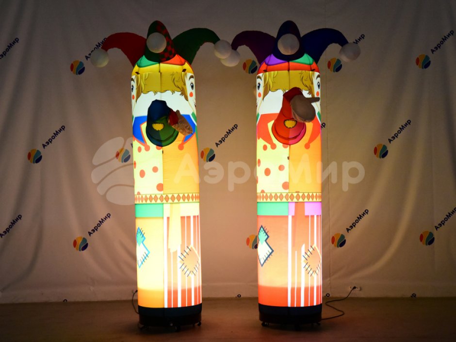 Надувная фигура Петрушка-зазывала