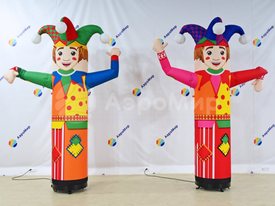 Надувная фигура Петрушка-зазывала