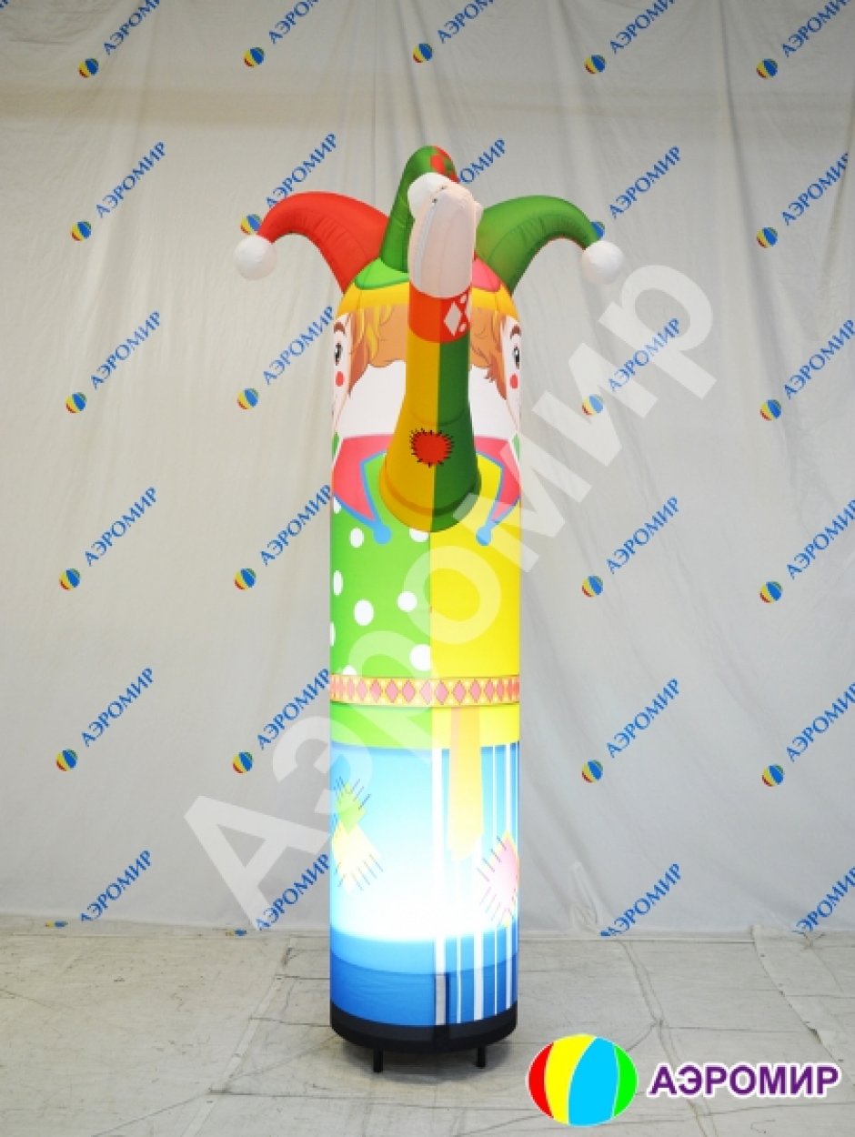 Сделаем рекламную фигуру двухсторонней — одинаково с обеих сторон