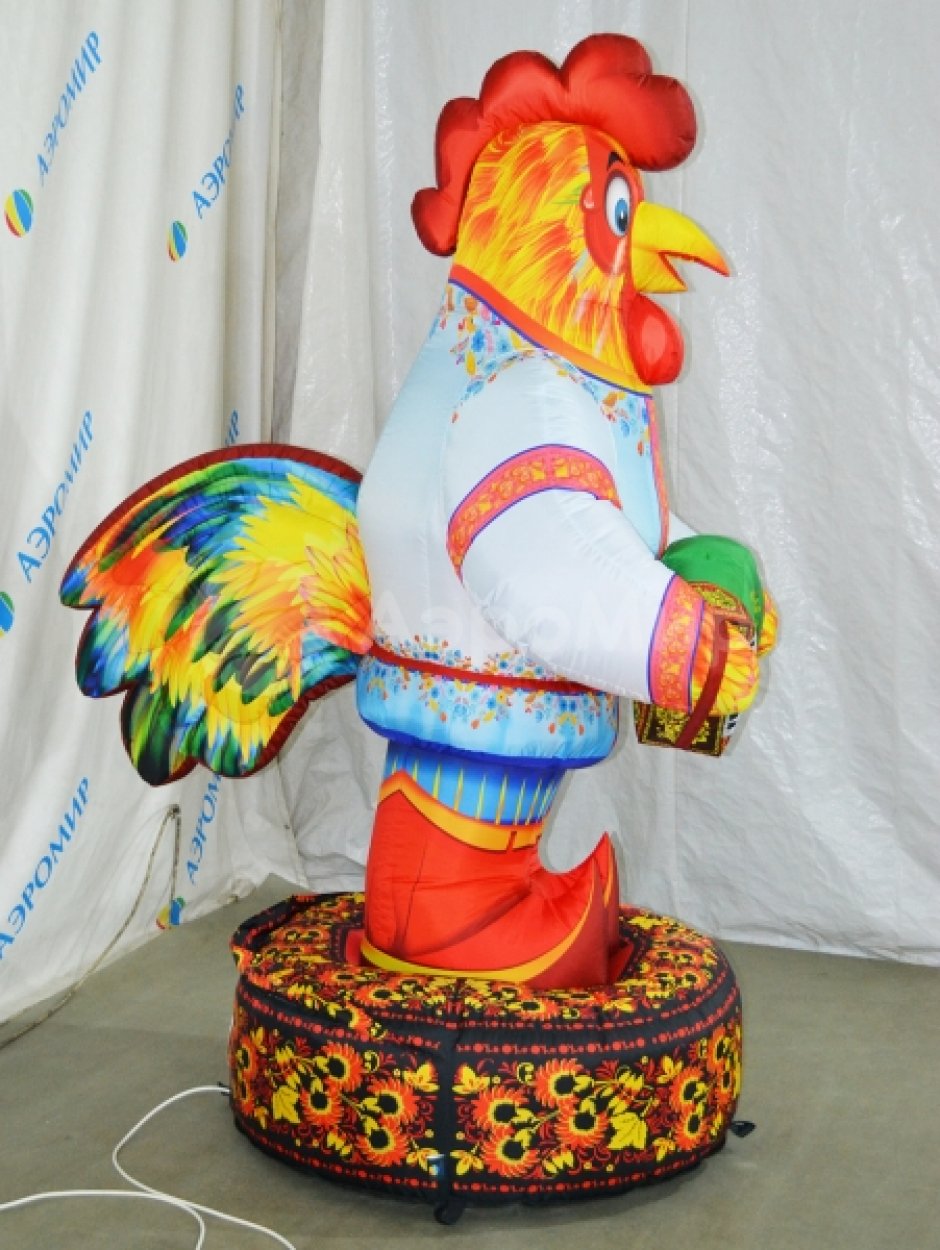 Петушок с гармошкой — на Масленицу, выставку или ярмарку