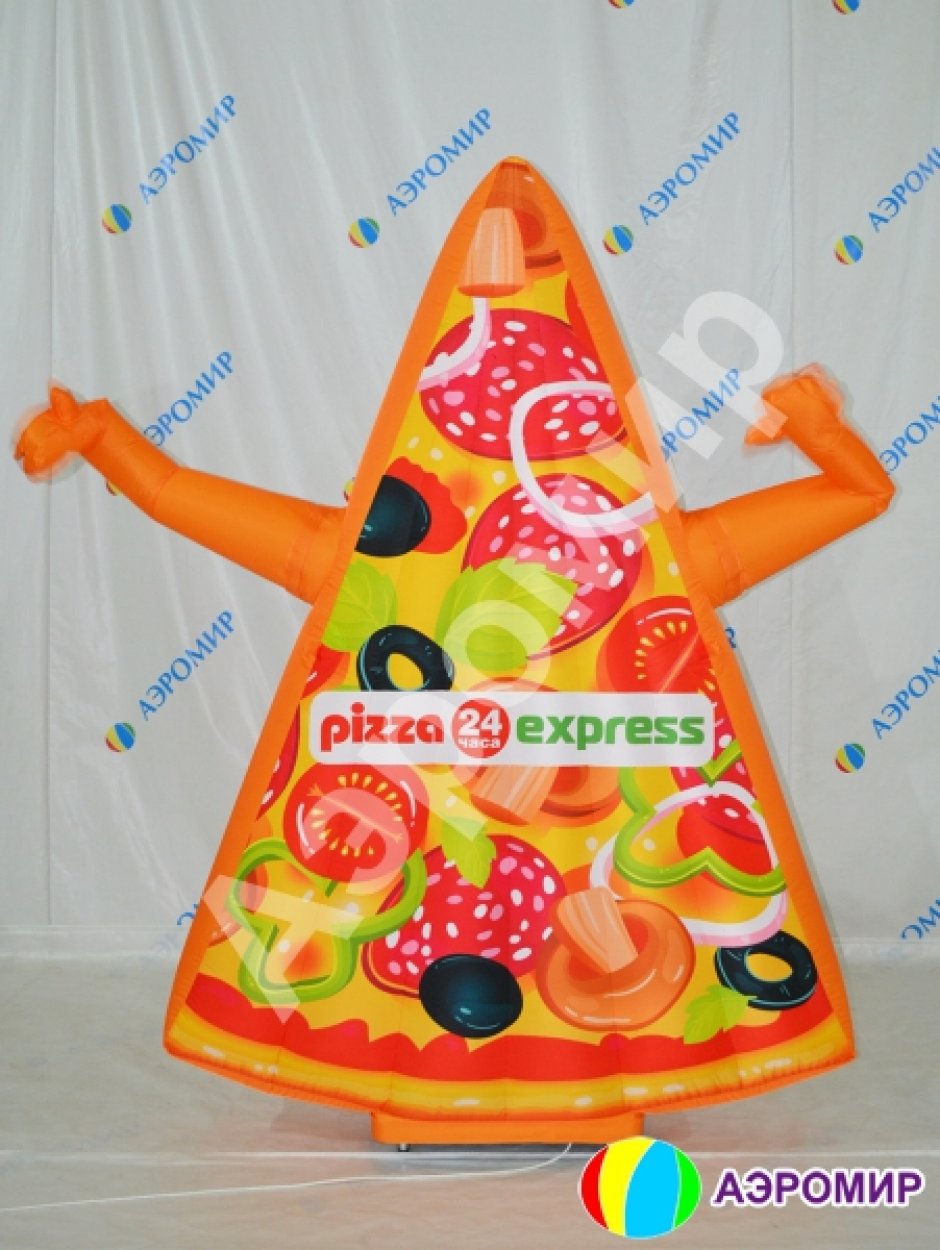 Рекламная фигура Пицца зазывала — аэромен пиццы с эффектом машущей руки