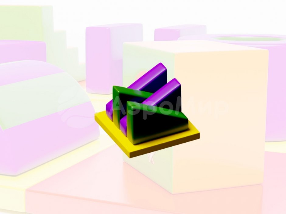 Мягкий игровой модуль Пила - элемент мягкой полосы