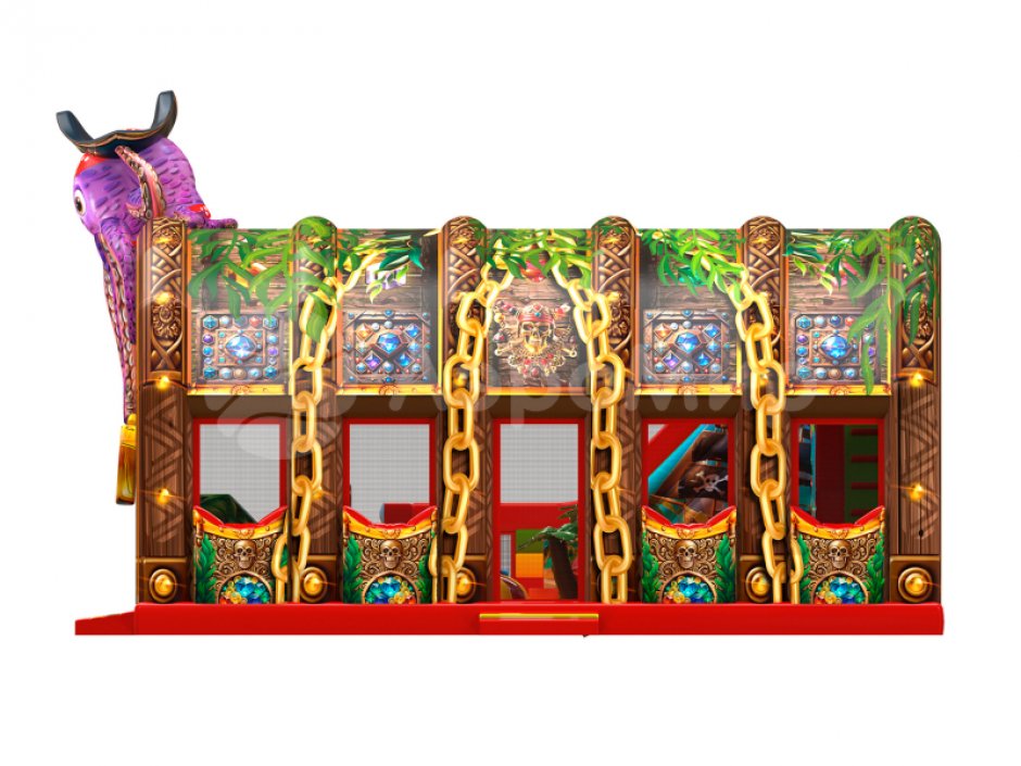 Надувной батут Пиратский сундук