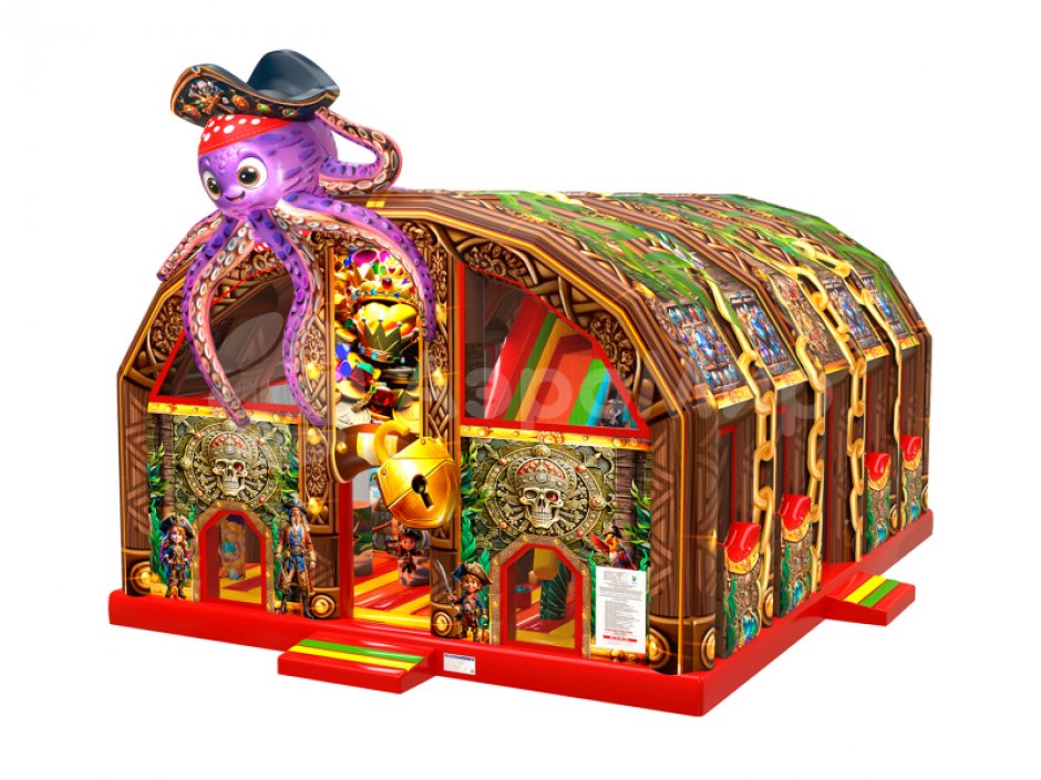 Надувной батут Пиратский сундук