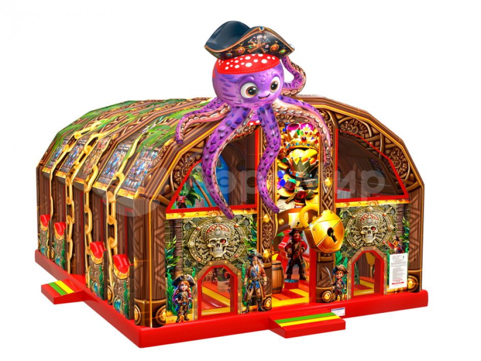 Надувной батут Пиратский сундук