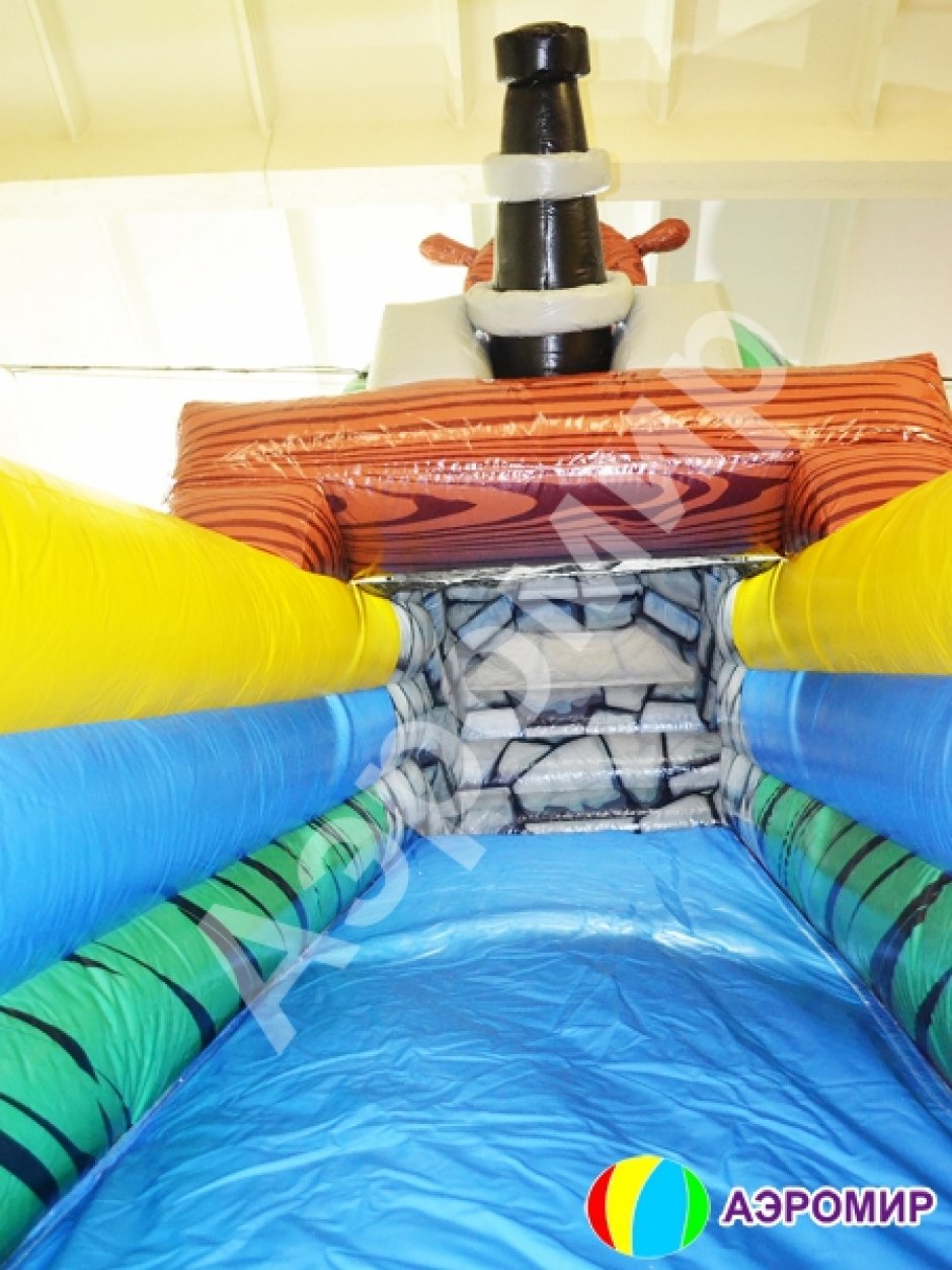 Надувной батут Пиратский остров — средний батут для бизнеса на 50 м²