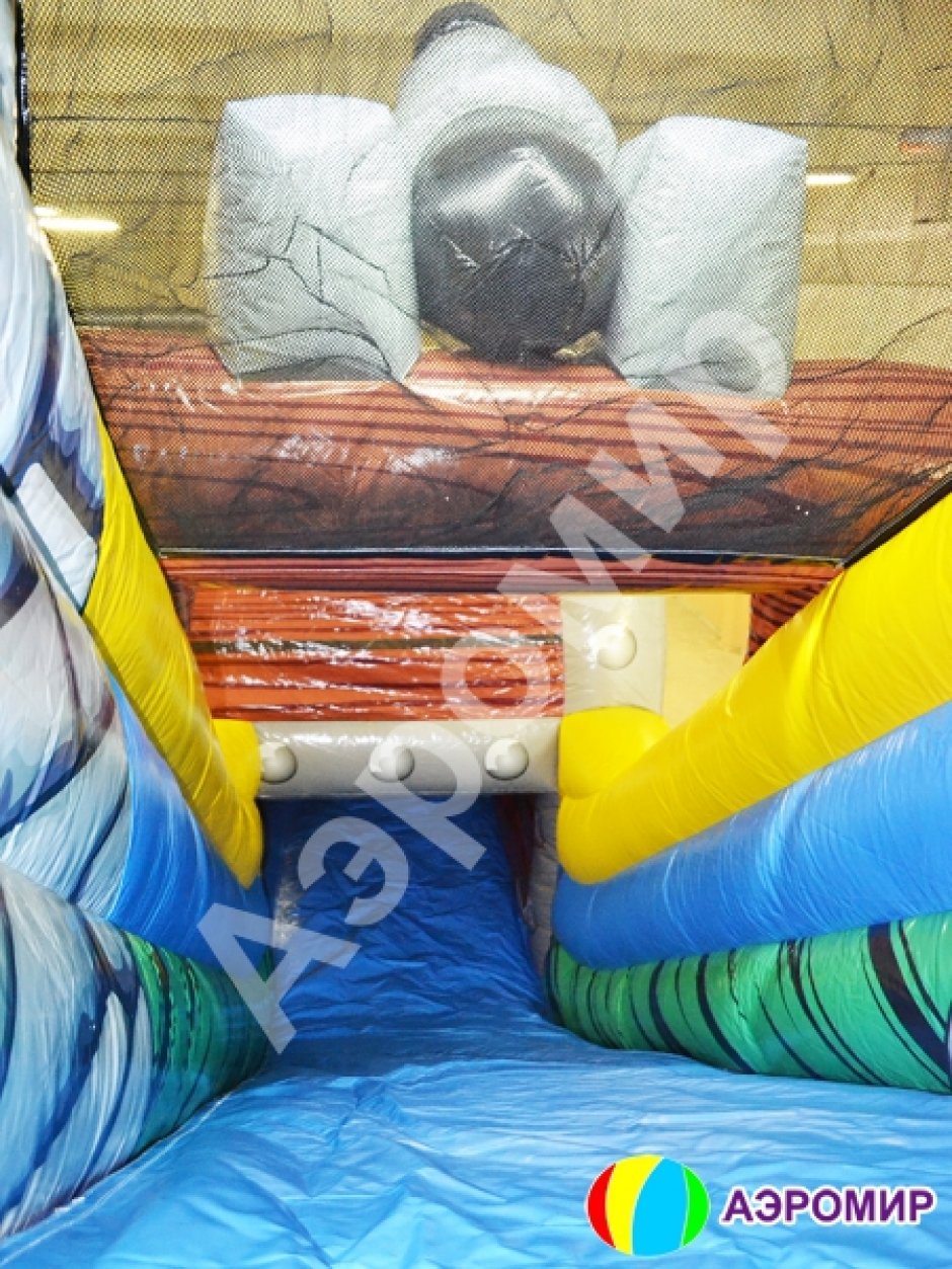 Надувной батут Пиратский остров — средний батут для бизнеса на 50 м²
