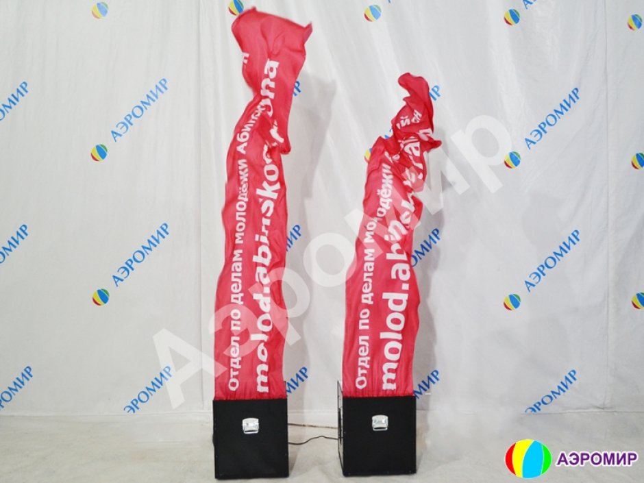 Имитация пламени с нанесением логотипа и фирменного стиля