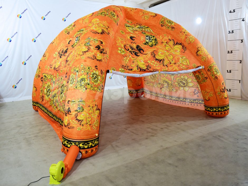 Надувная палатка Лайт — с нанесением печати