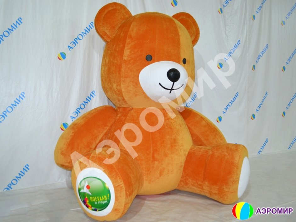 Надувной Медведь — большие, огромные надувные мишки из искусственного меха