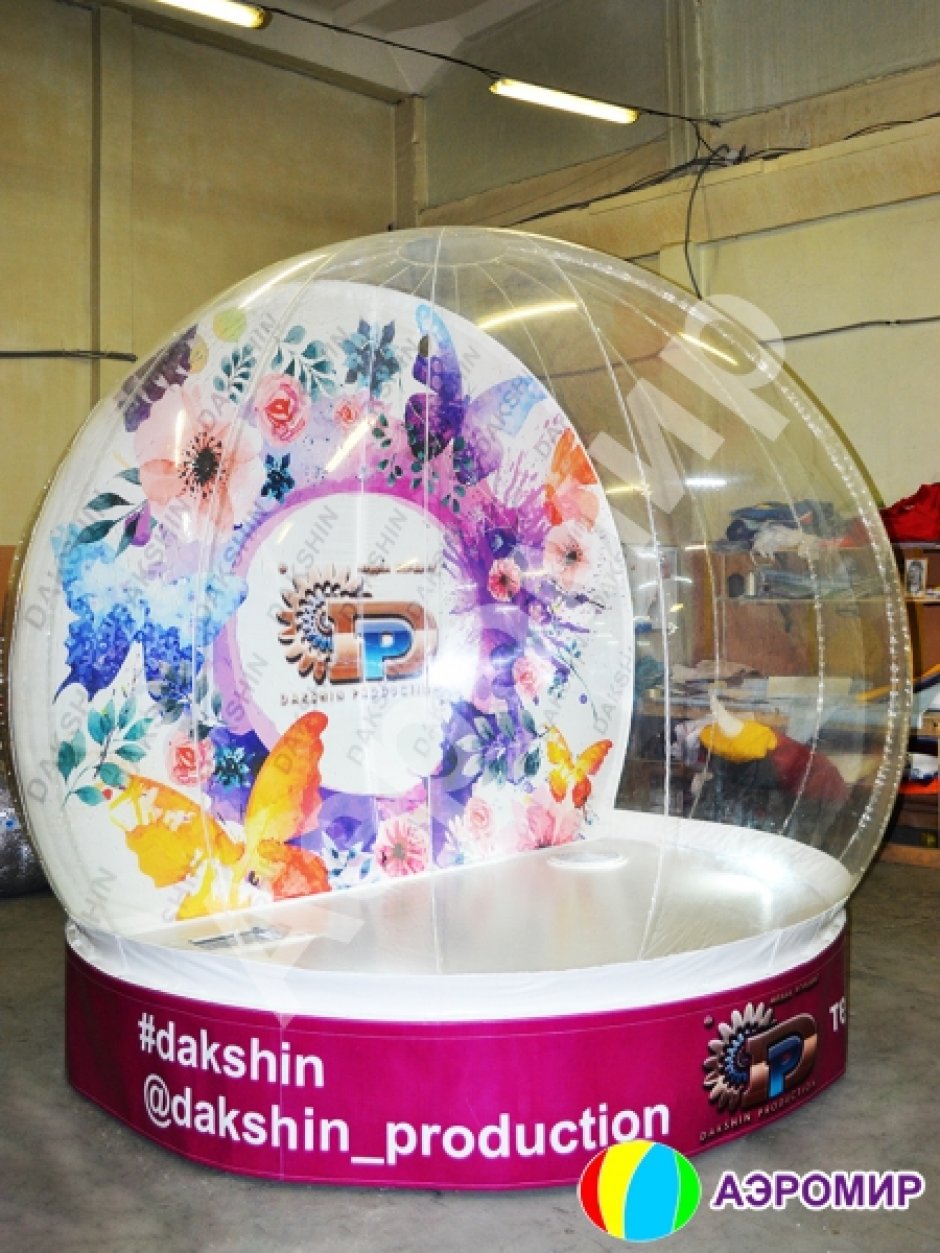 Баннер для Чудо-шара Ø3 м в полноцветной печати