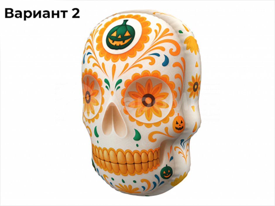 Череп-подушка