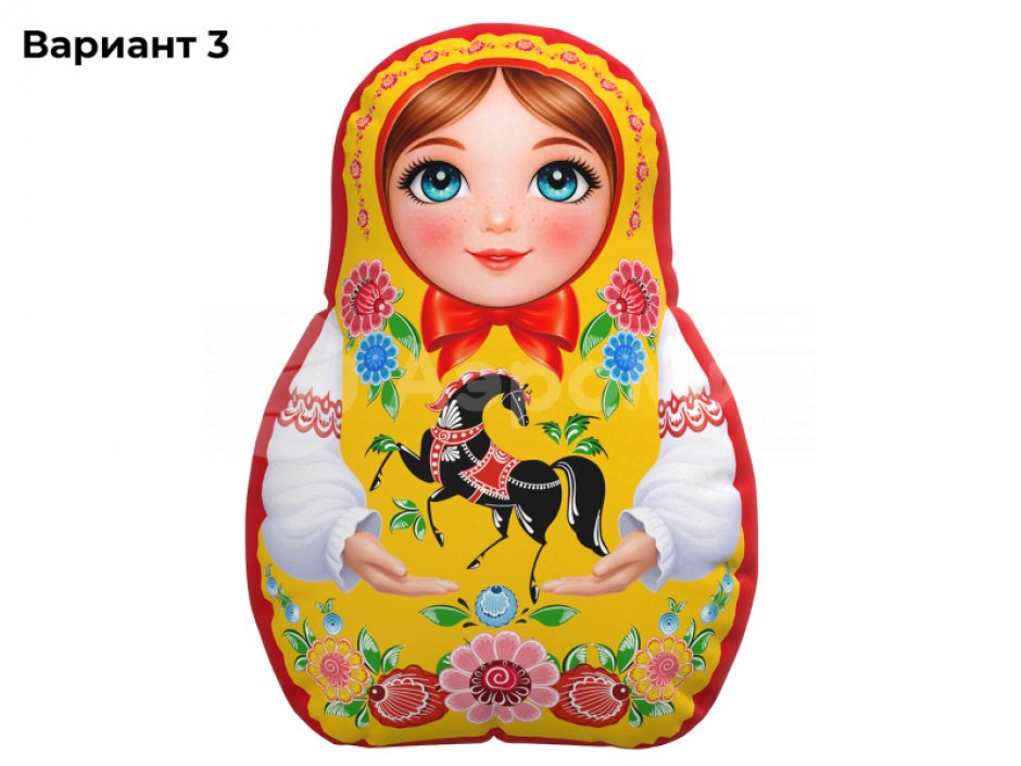 Матрешка-подушка - для игр и ярких фото
