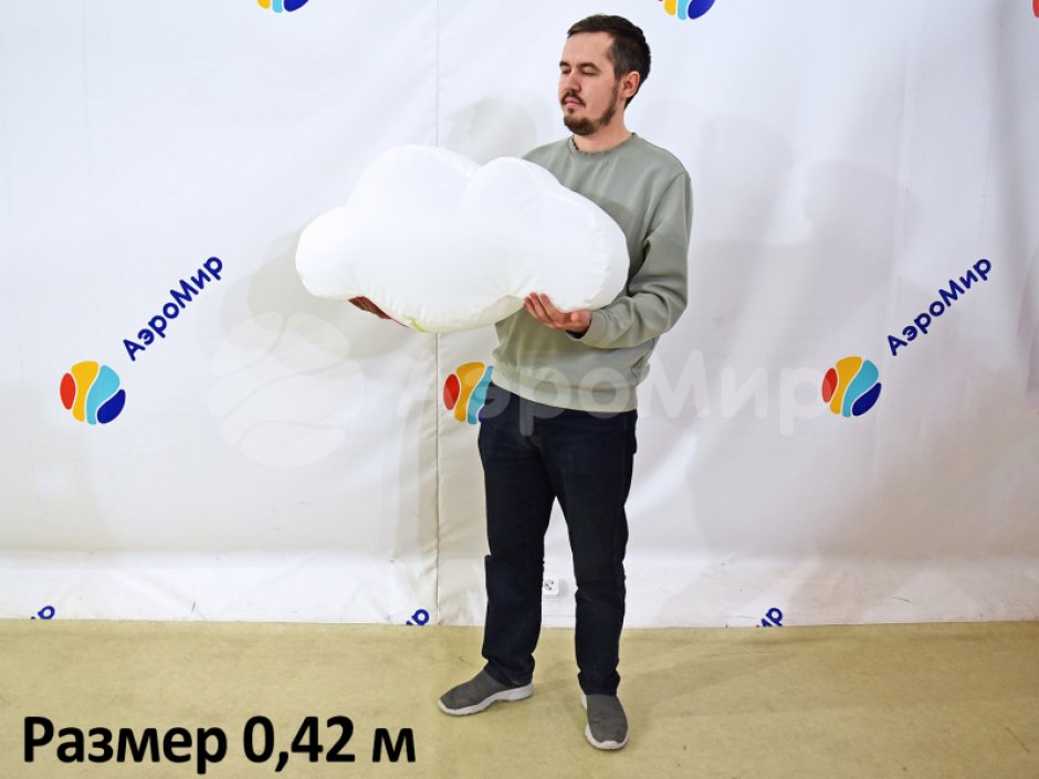 Облачко-подушка — яркий и легкий реквизит для шоу, игры и развлечений