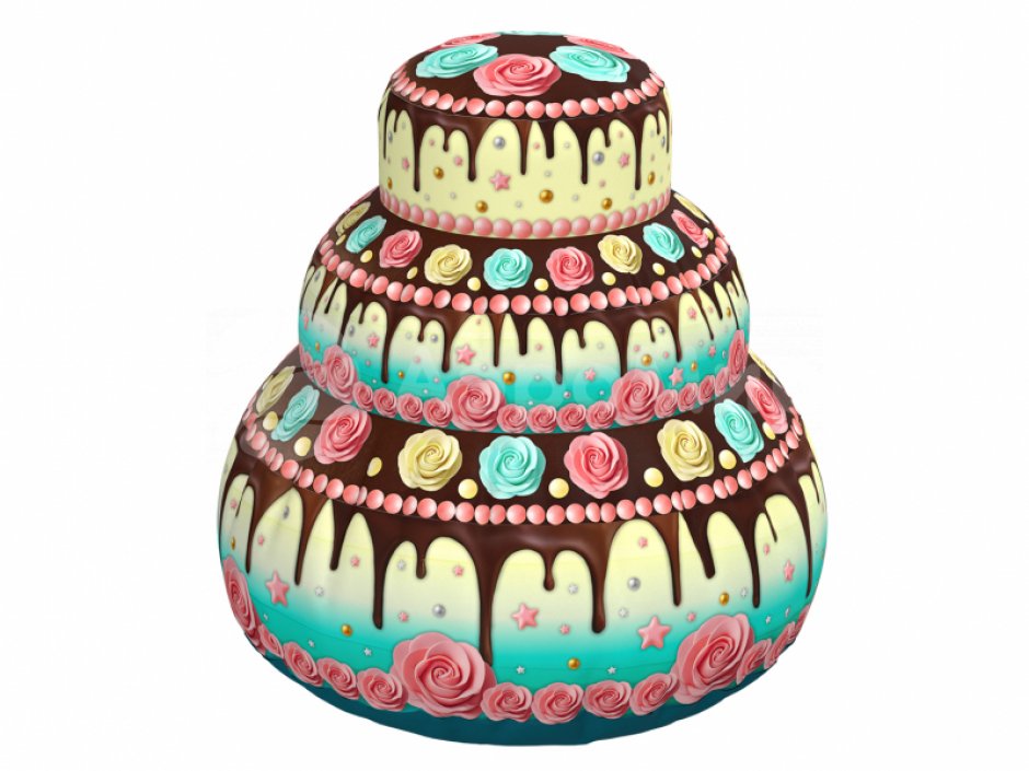 Тортик-подушка — яркий и легкий реквизит для шоу, игры и развлечений