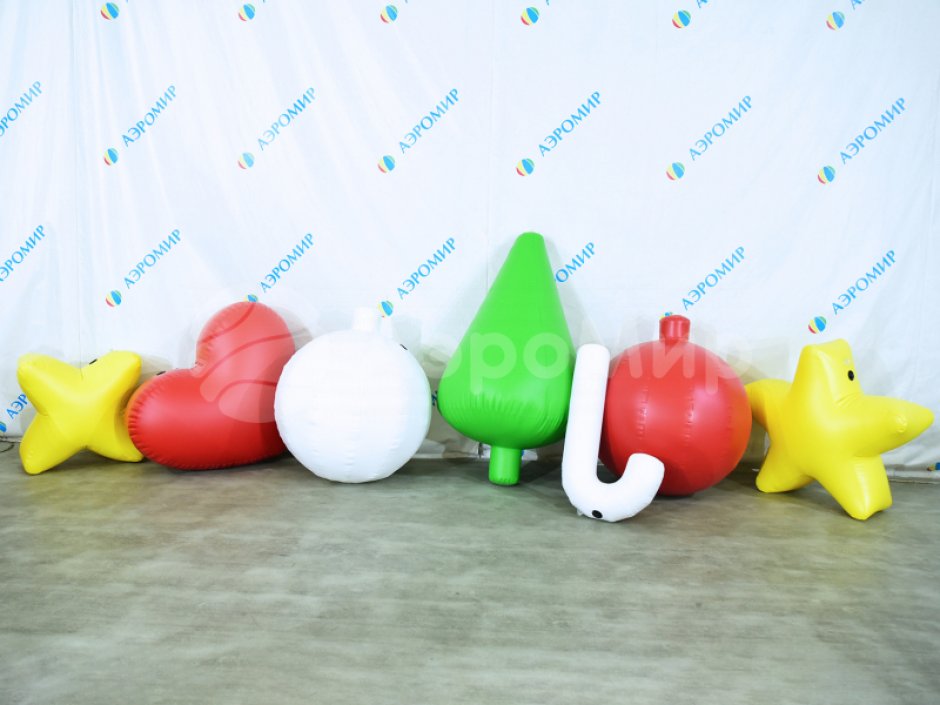 Новогодние надувные подвесные фигуры