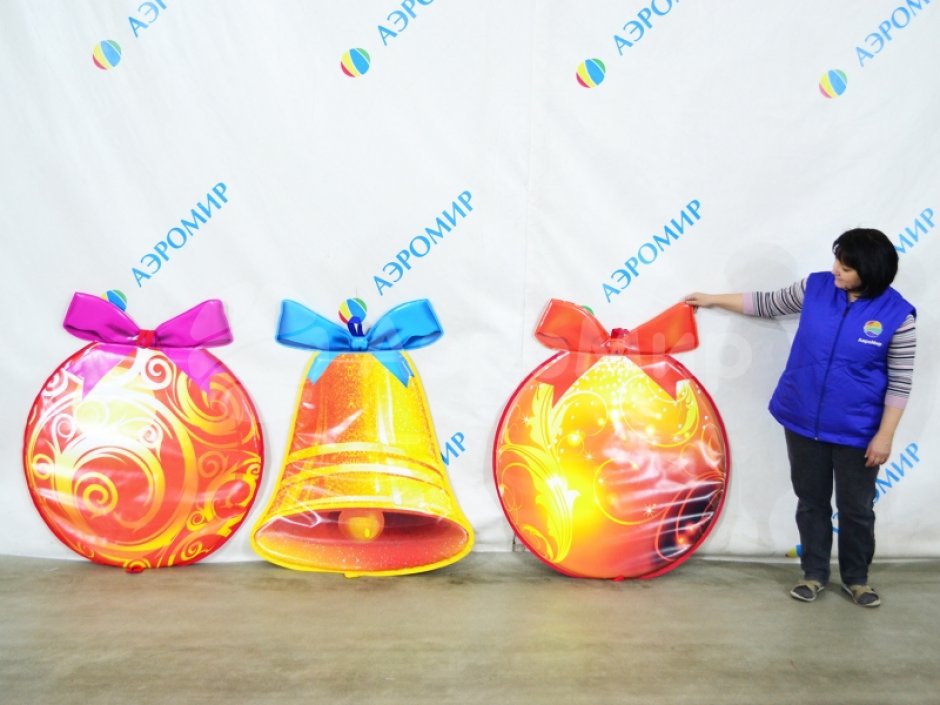 Подвесные новогодние игрушки для улицы