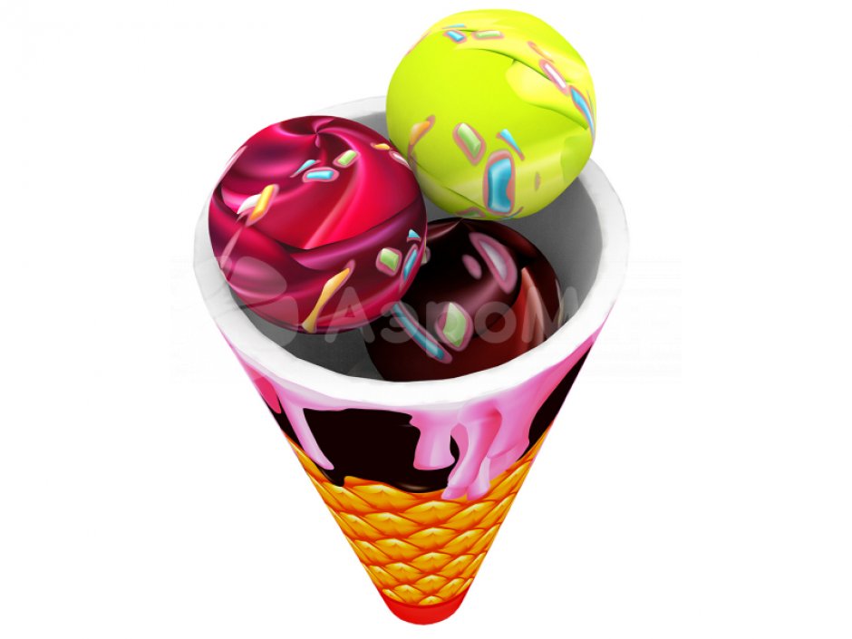 Сладкий рожок Мороженка игровой реквизит