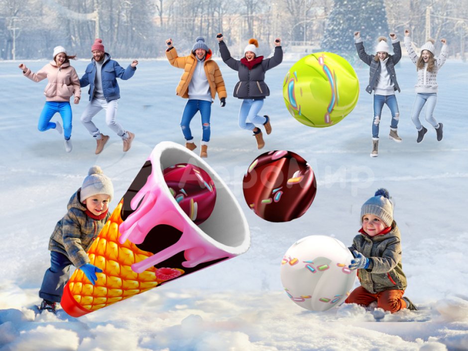 Сладкий рожок Мороженка игровой реквизит