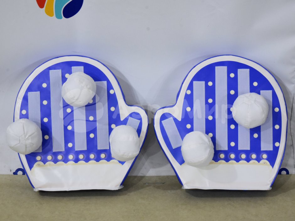 Поймай снежки — игровой реквизит для праздников