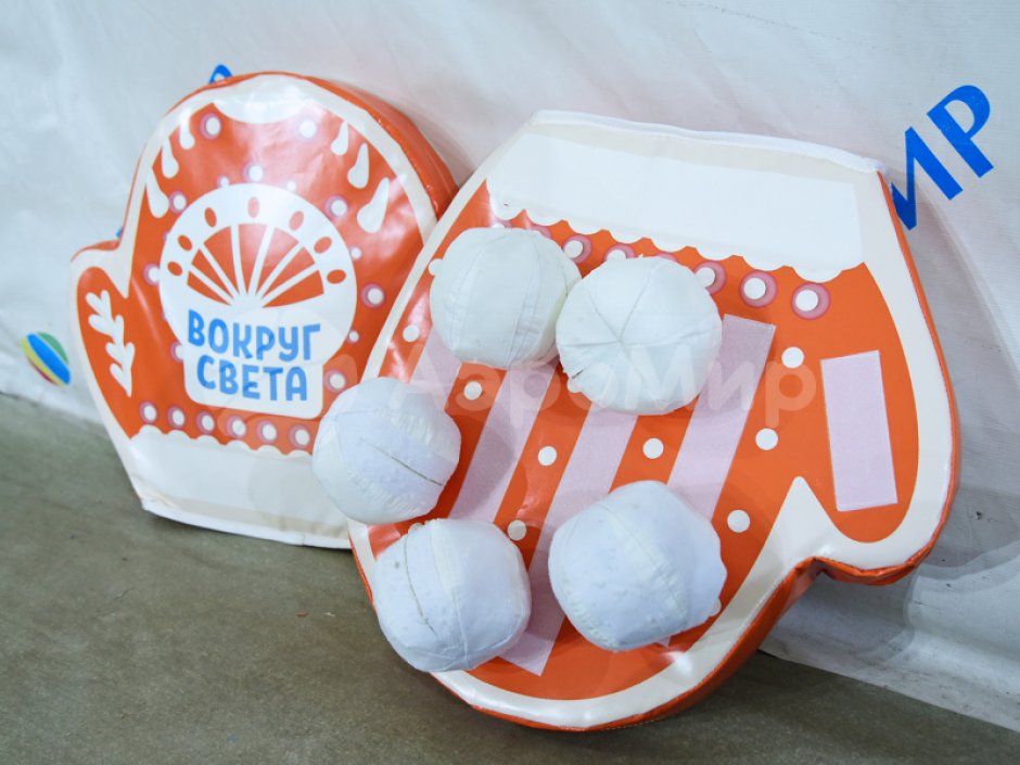 Поймай снежки — игровой реквизит для праздников