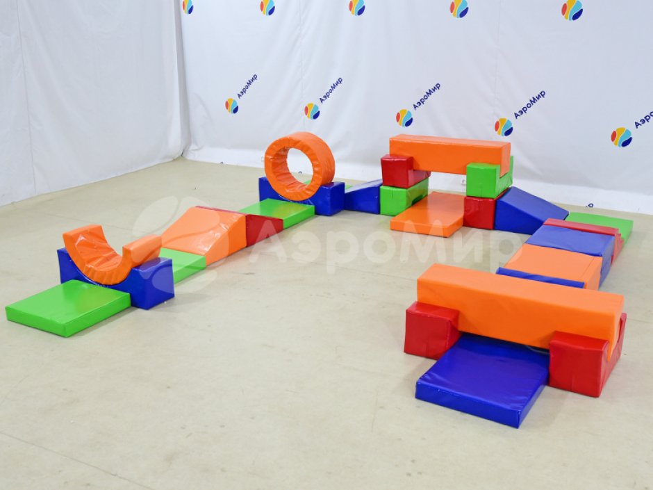 Набор мягких модулей «Круговая полоса» препятствий для спортивных эстафет и веселых стартов