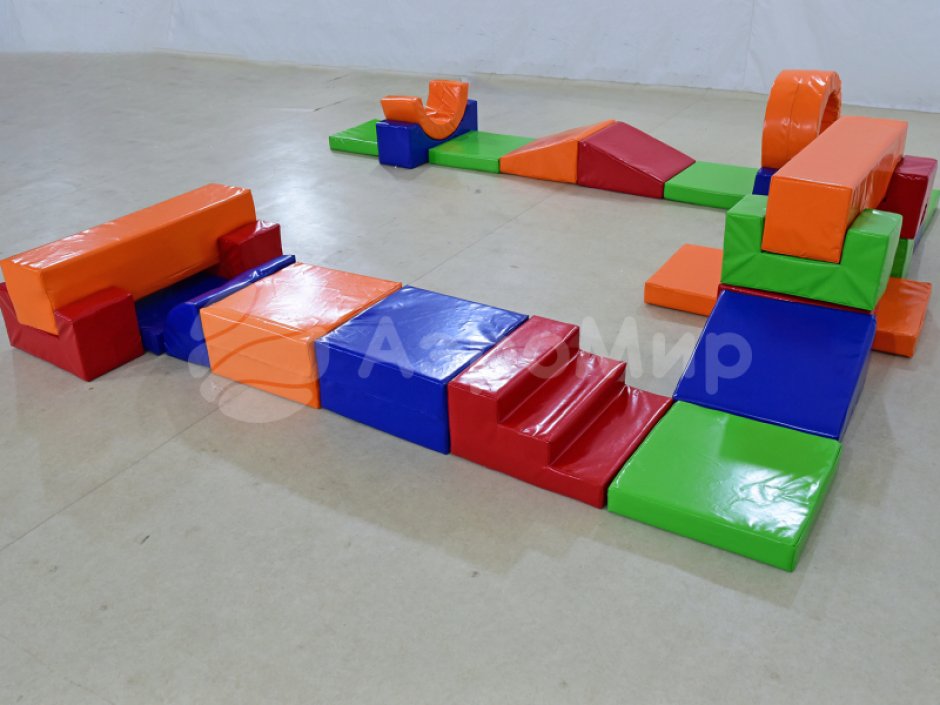 Набор мягких модулей «Круговая полоса» препятствий для спортивных эстафет и веселых стартов