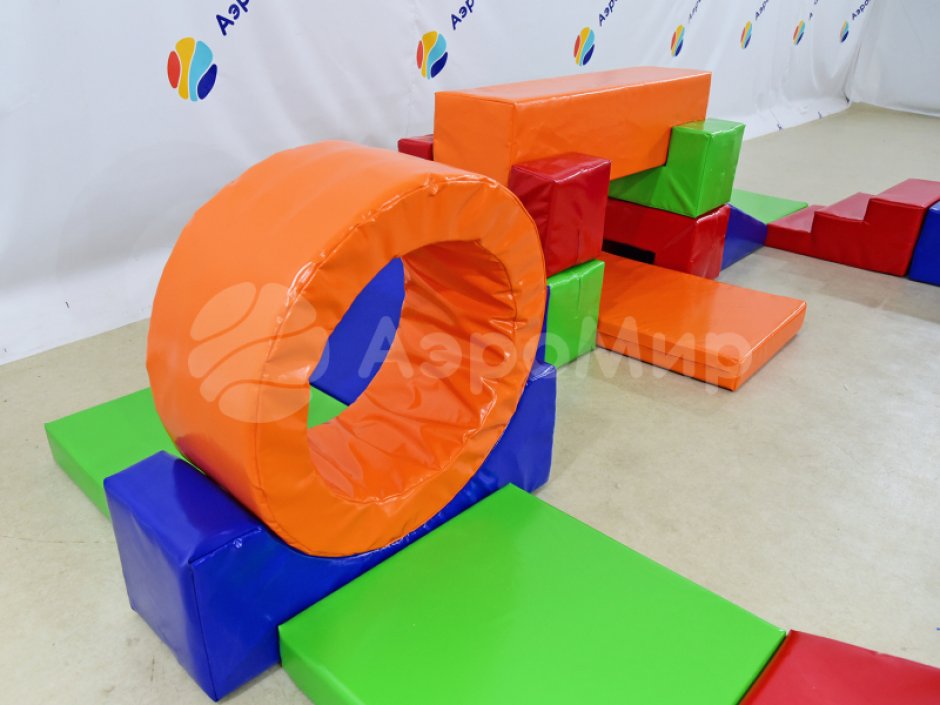 Набор мягких модулей «Круговая полоса» препятствий для спортивных эстафет и веселых стартов