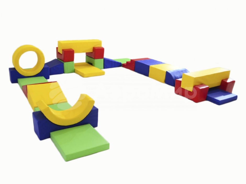 Набор мягких модулей «Круговая полоса» препятствий для спортивных эстафет и веселых стартов