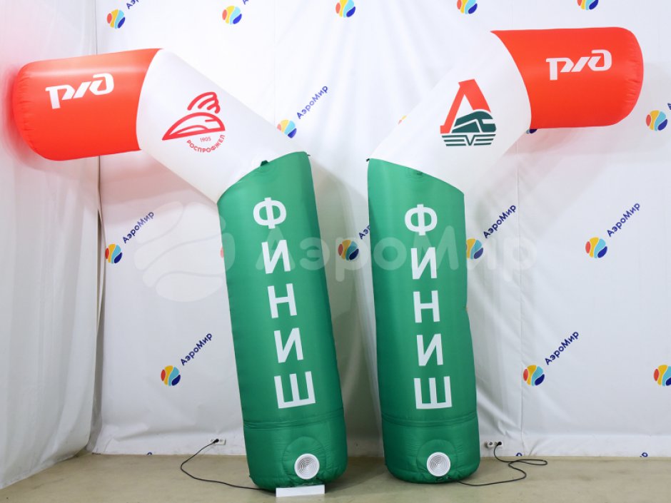 Надувные полуарки — раздвижные арки из двух частей