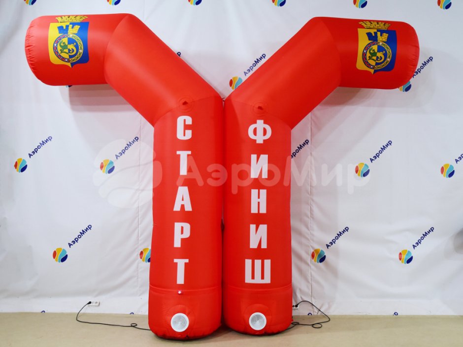 Надувные полуарки — раздвижные арки из двух частей