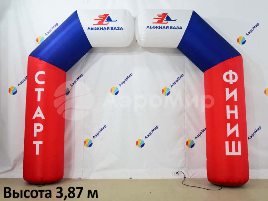 Надувные полуарки — раздвижные арки из двух частей