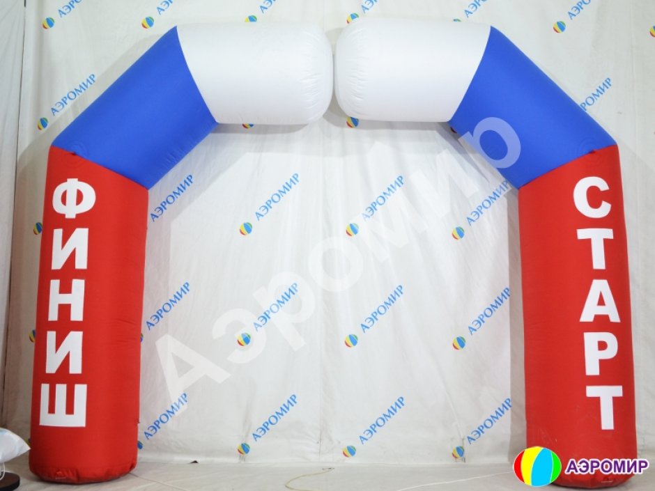 Надувные полуарки — раздвижные арки из двух частей