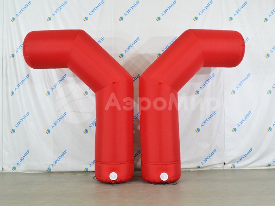 Надувные полуарки — раздвижные арки из двух частей