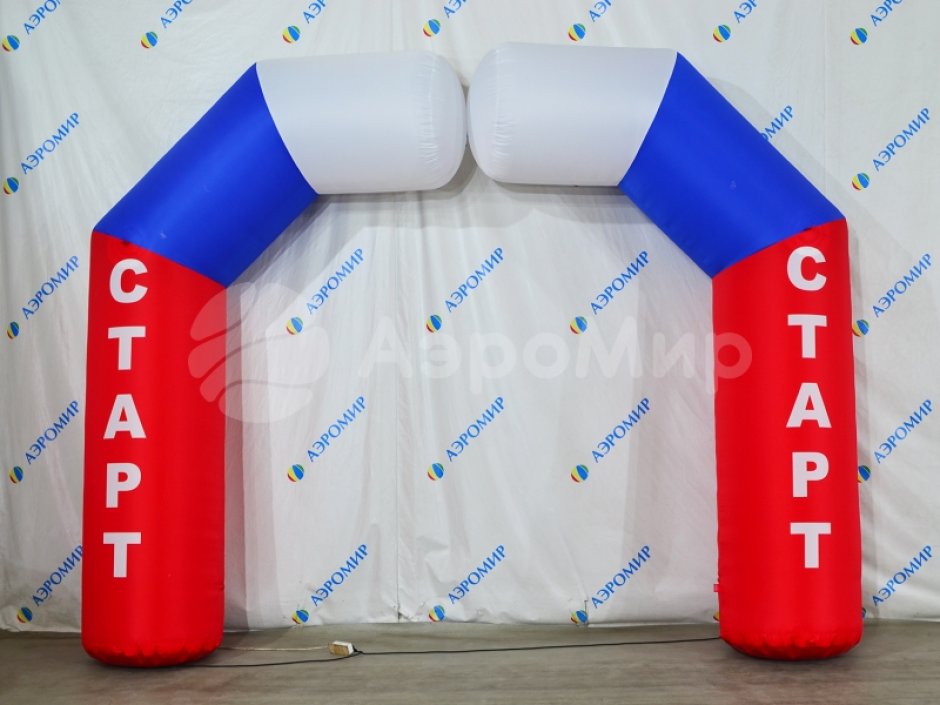 Надувные полуарки — раздвижные арки из двух частей