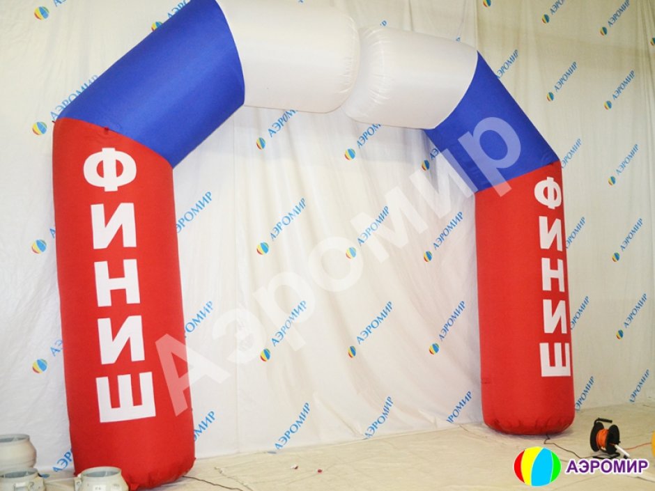 Надувные полуарки — раздвижные арки из двух частей
