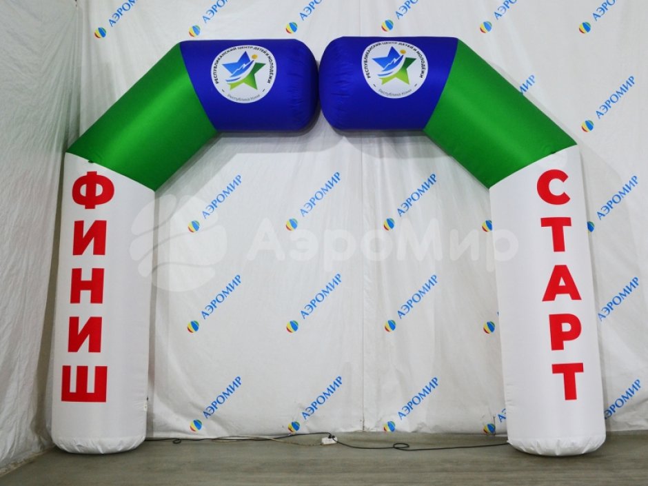 Надувные полуарки — раздвижные арки из двух частей