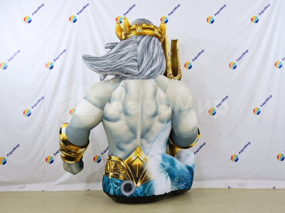 Посейдон надувной арт объект