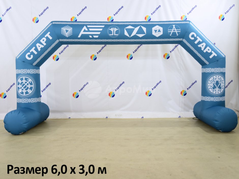 Надувная арка Лайт на опорах
