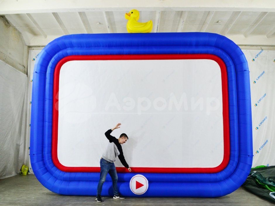 Надувной экран по индивидуальному заказу