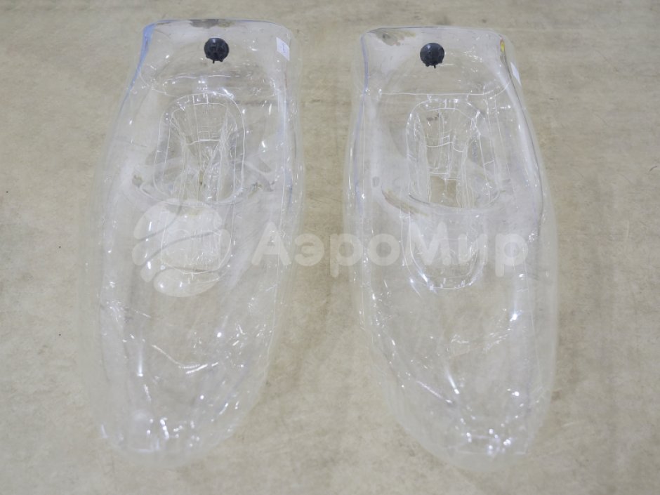 Прозрачные надувные лыжи