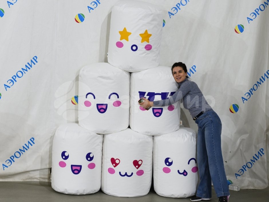 Пуфик зефирка маршмеллоу