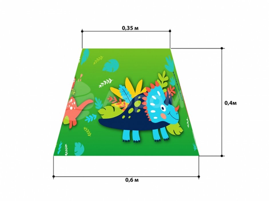 Динопуф — мягкий пуфик для детей