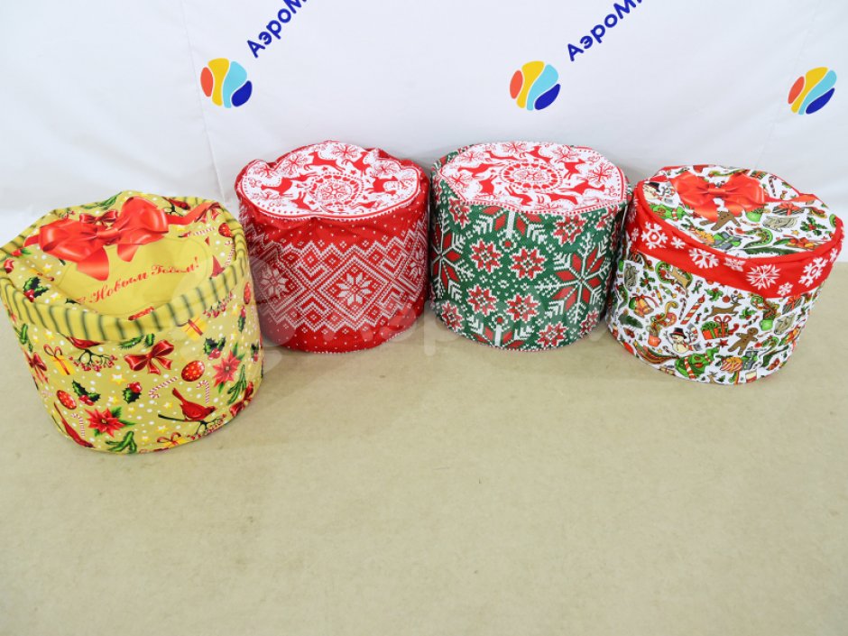 Мягкий круглый пуф