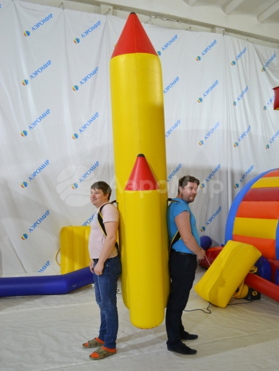 Космическая ракета — командный аттракцион на двоих