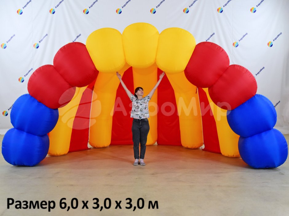 Надувная сцена Веер