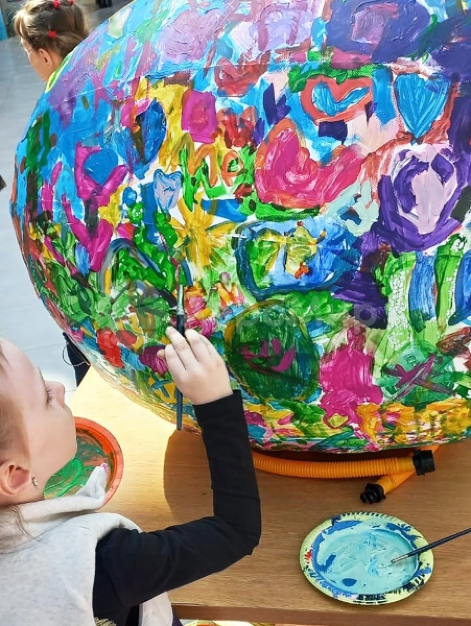 Надувное яйцо раскраска