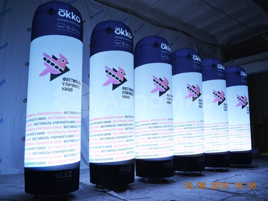 Надувная колонна — для рекламы и оформления мероприятий