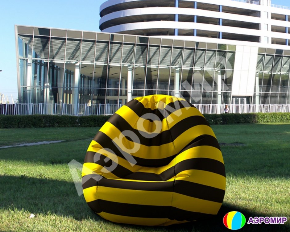 Кресло-мешок для рекламных акций, промо, шоу, выставки, для игр и отдыха